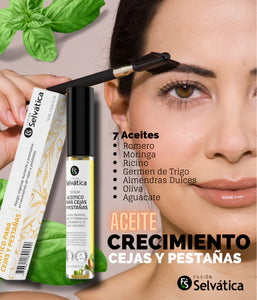 ECOLASH Aceite de crecimiento para pestañas y cejas .